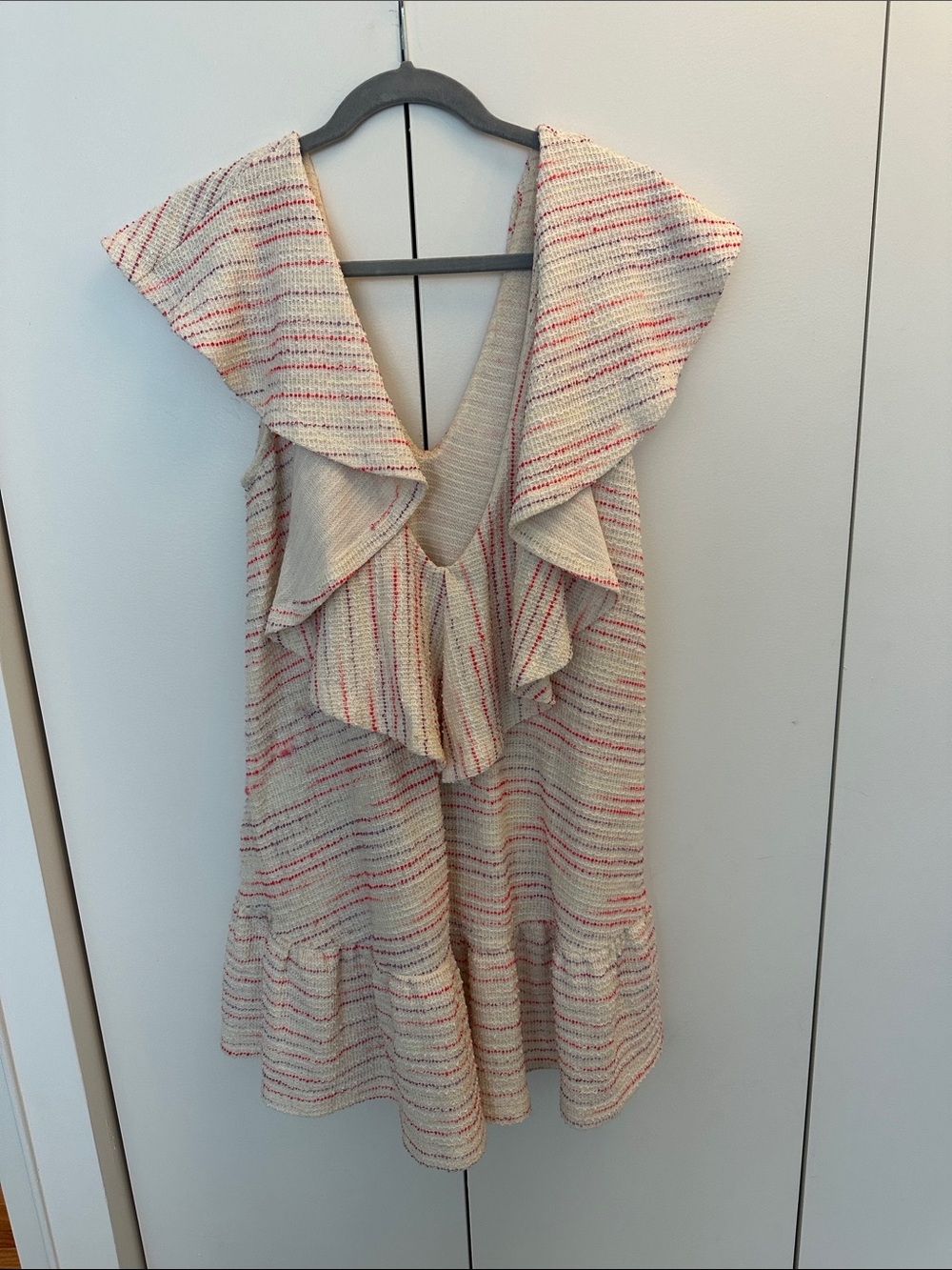 Something Navy Ruffle Dress - Picture 3 of 4